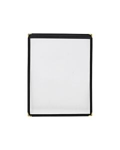 Omcan Single Menu Holder - Black 8.5" X 11" 39790 - CA