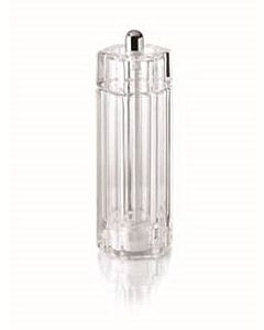 Omcan 15cm Acrylic Resin Crystal Shape Salt Mill