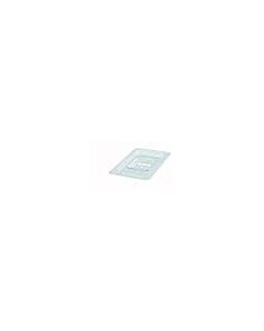 Winco 1/4 Size Polycarbonate Food Pan Cover - CA