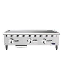 Atosa ATMG-36 HD 36'' Manual Griddle with convection kit Natural Gas or Liquid Propane - 90,000 BTU - CA