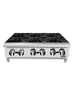 Atosa ACHP-6 HD 36'' (6) Burner Hotplate with convection kit Natural Gas or Liquid Propane - 192,000 BTU - CA