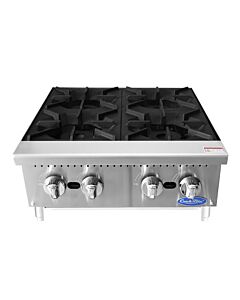 Atosa ACHP-4 HD 24'' (4) Burner Hotplate with convection kit Natural Gas or Liquid Propane - 128,000 BTU - CA