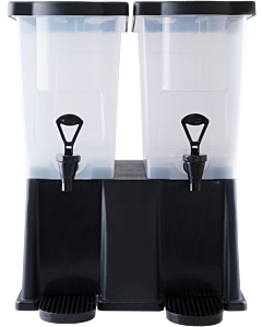Omcan Double Rectangular Juice Dispenser - 11.4L