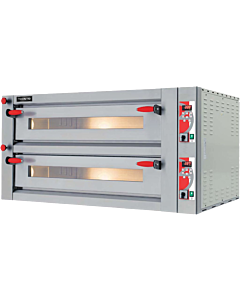 Trento Fuoco Series 57″ Double Chamber Pizza Oven with 41.3″ Chamber, Digital Display – 18 kW, 220 V, 3 Ph