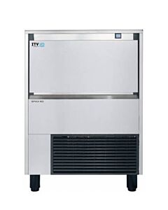 ITV Spika NG 230 26" Undercounter Cube Ice Machine with 226 lb Production and 77 lb Storage - 115V - USA