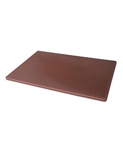 Omcan 15" x 20" x 1/2" Colored Cutting Board - Brown - CA