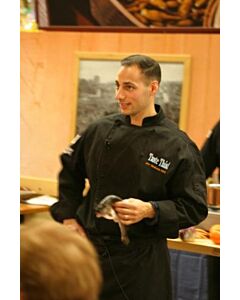 Chef Revival Cuisinier Jacket, Black, Chef-Tex Breeze J017BK