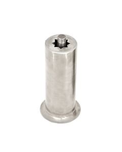 Omcan Churro Nozzle Adapter - Stainless Steel Hollow Nozzle 20 mm