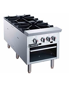 Dukers DCSPA2 Commercial Four Burner Gas Stock Pot Range - 160,000 BTU - USA