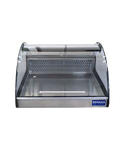 Zanduco 27" Countertop Curved Glass Refrigerated Showcase with 118L Capacity - 110V, 176W - USA