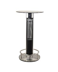 Omcan 23.5" Heated Patio Table with Remote Control 110V/60hz/1ph