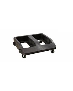 Omcan Double Polypropylene Dolly for Recycling Trash Container