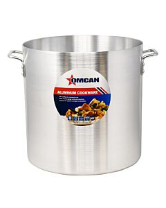 Omcan 40 Qt. Aluminum Stock Pot 14.5" Diameter - CA