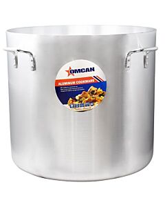Omcan 140 Qt. Aluminum Stock Pot 22.8" Diameter - CA
