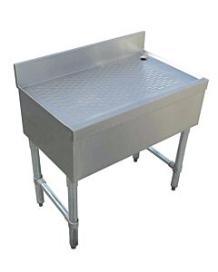 Omcan Stainless Steel Bar Drainboard