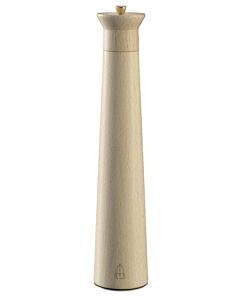 Omcan Nabucco Series Classic Collection 30cm Italian Beech Wood Pepper Mill - Light - USA