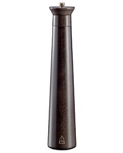Omcan Nabucco Series Classic Collection 30cm Italian Beech Wood Pepper Mill - Dark - USA