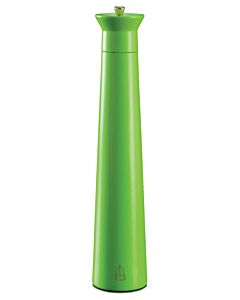 Omcan Nabucco Series Classic Collection 30cm Beech Wood Pepper Mill - Green - USA