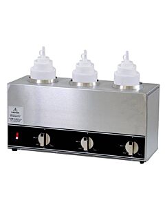 Omcan Triple Bottle Sauce Warmer