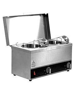 Omcan Double Sauce Pot Warmer