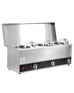 Omcan Triple Sauce Pot Warmer