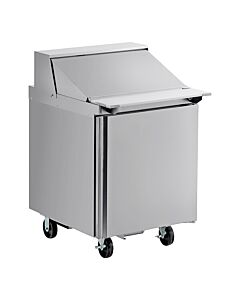 Delfield 4427NP-12M 27" Mega Top Salad Prep Table (12) 1/6 size pan capacity 8.5 cu. Ft. - 115V/60/1