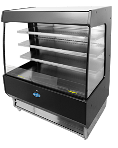 Zanduco 51" Grab-and-Go Open Refrigerated Floor Self-Serve Merchandiser with 770L Capacity - 110V, 1900W - CA