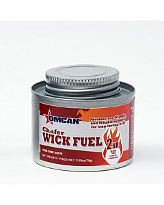 Omcan 4 Hour Wick Chafing Dish Fuel Gel with Safety Twist Cap - USA