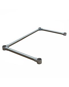 Omcan Stainless Steel U Shape Leg Brace for 18" X 24" Ice Bin