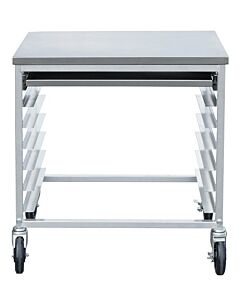 Omcan 28.25″ X 18″ X 30″ Aluminum Meat Slicer Cart