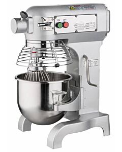 Zanduco 10 QT. Floor Model Planetary Mixer with Guard - 110V, 500W