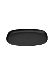 Delfin Matte Black Rectangular Platter SPRC-128-10DP