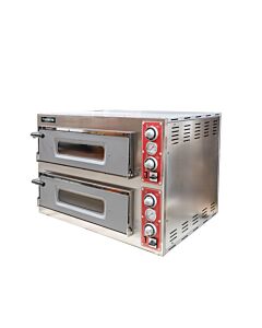 Trento Entry Max Series 39″ Double Chamber Pizza Oven with 27.6″ Chamber – 11.2 kW, 220 V, 1 Ph