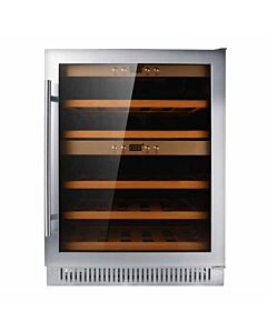 Zanduco Dual Zone Wine Cooler with 40 Bottle Capacity