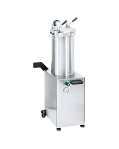Trento Stainless Steel Hydraulic Piston Sausage Stuffer with 48 lb. Capacity - 110V, 1.75HP, 1Ph