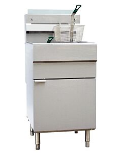 Omcan Floor Fryer 70 lb. Capacity Natural Gas - 150,000 BTU - CA
