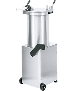 Trento Stainless Steel Hydraulic Piston Sausage Stuffer with 65 lb. capacity - 220V, 1300W