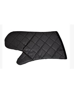 Omcan 13" Flame-Retardant Oven Mitts - Charcoal