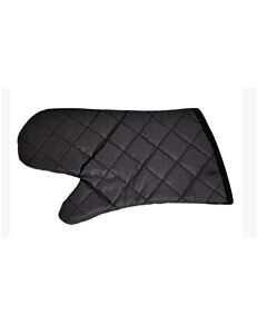 Omcan 15" Flame-Retardant Oven Mitts - Charcoal
