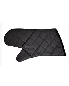 Omcan 17" Flame-Retardant Oven Mitts - Charcoal