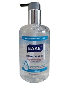 Zanduco Hand Sanitizer with 75% Alcohol 300 ml Clear Bottle with Pump