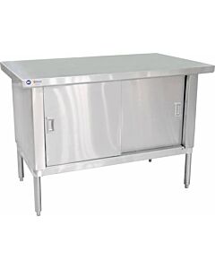 Zanduco 30" Depth Worktable Cabinet with 3" Overhangs