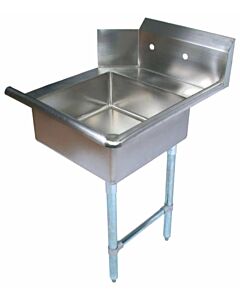 Zanduco 26" Right Side Soiled Dish Table with Sink