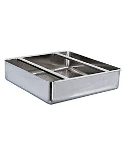 Zanduco 19.5" x 19.5" Stainless Steel Pre-Rinse Basket
