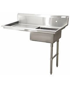 Zanduco 60" Right Side Under Counter Dish Table