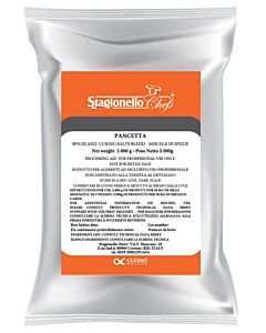 Omcan 2Kg/Bag Curing Salts and Spice Blends for Long Fermentation Salami - Pancetta