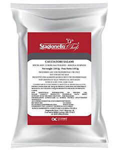 Omcan 2.01Kg/Bag Curing Salts and Spice Blends for Rapid Fermentation Salami - Cacciatore Salami