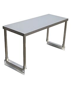 Omcan 12" x 30" Overshelf for Two-Pan Steam Table - USA