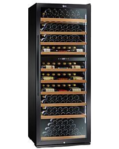 Vinovero Wine Cooler Dual Zone with 290 Bottle Capacity and Black Full Glass Door