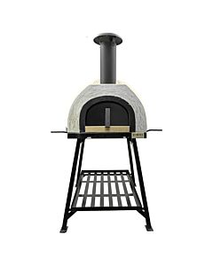 Omcan Wood Burning Plain Clay Oven with Steel Base